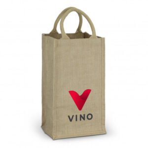 121997 - Jute Four Bottle Wine Carrier