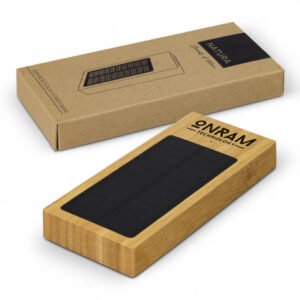 122468 - NATURA Bamboo Solar Power Bank