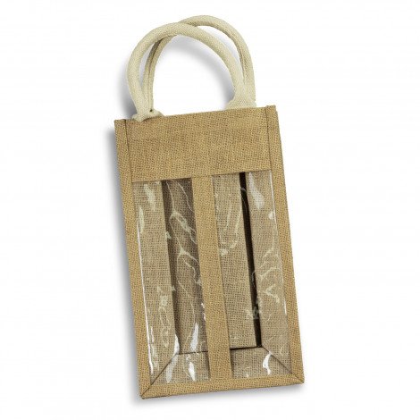 122950-1.jpg 122950 - Serena Jute Double Wine Carrier