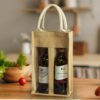 122950-3.jpg 122950 - Serena Jute Double Wine Carrier