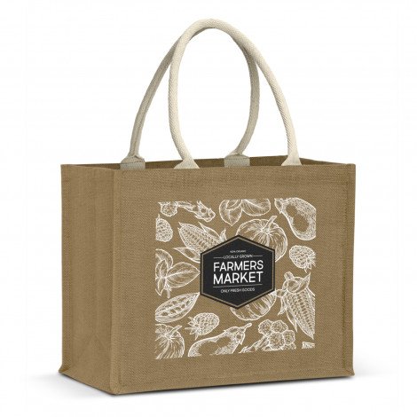 123581 - Torino Starch Jute Tote Bag