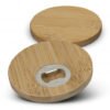 125550 - Bamboo Bottle Opener Coaster Set of 2 - Round