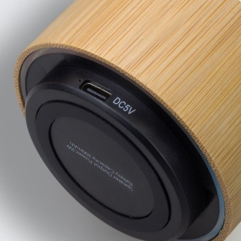 126248 - Bamboo Bluetooth Speaker - Black
