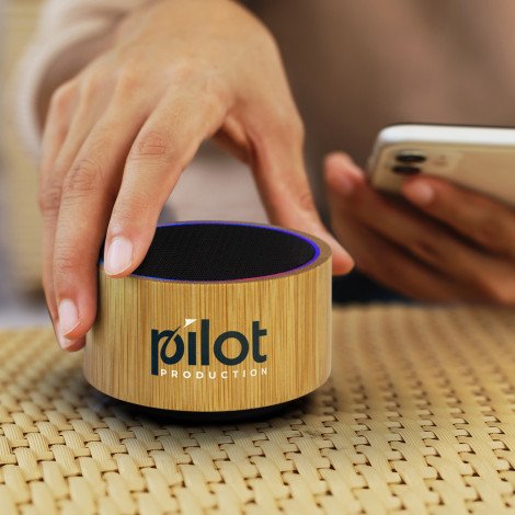 126248 - Bamboo Bluetooth Speaker - Black