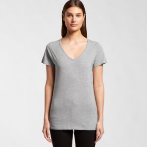 Wo's Bevel V-neck Tee - 4010S