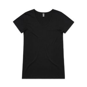 Wo's Bevel V-neck Tee - 4010