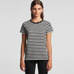 Wo's Maple Stripe Tee - 4037S