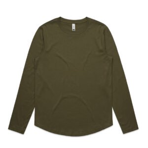 Wo's Curve L/S Tee - 4055S