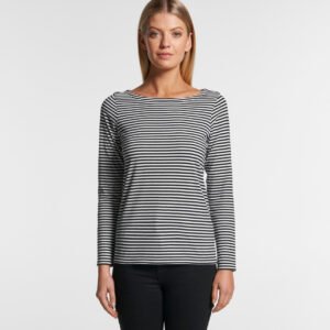 Wo's Bowery Stripe L/S Tee - 4061S