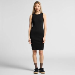 Wo's Organic Rib Dress - 4066G