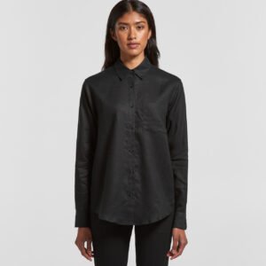 Wo's Linen Shirt - 4418