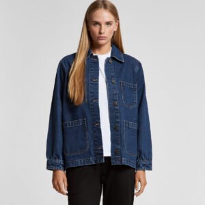 Wo's Denim Chore Jacket - 4581S
