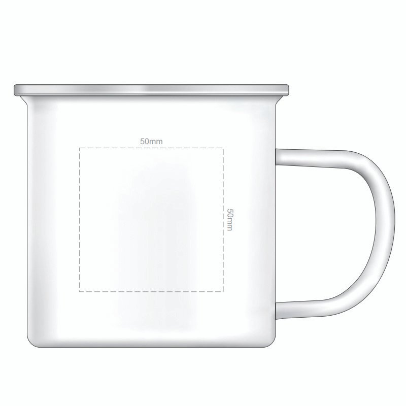 116462 - Bendigo Enamel Mug - Stitchworx Embroidery & Printing