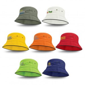 115493-0.jpg 115493 - Bondi Bucket Hat - Black Sandwich Trim