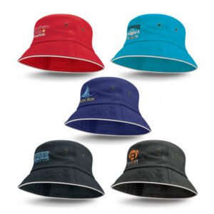 115740-0.jpg 115740 - Bondi Bucket Hat - White Sandwich Trim