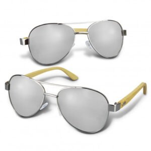 120338-0.jpg 120338 - Aviator Mirror Lens Sunglasses - Bamboo