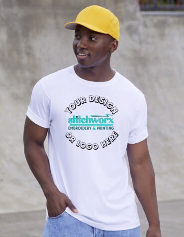 Mens Ice Short Sleeve Tee - Design Your Own- Stitchworx Embroidery & Printing