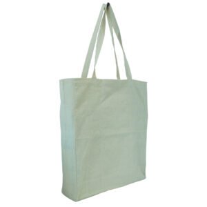 LARGE HEMP TOTE BAG - NATURAL