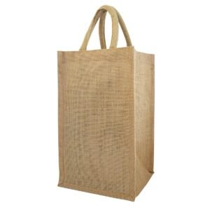 FOUR BOTTLE JUTE BAG