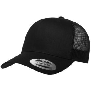 6606-black_frontleft_sticker_1.jpg Trucker - Black/Black