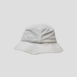 Leather Bucket - White
