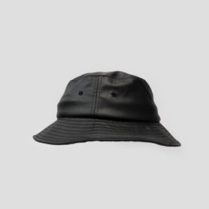 Leather Bucket - Black