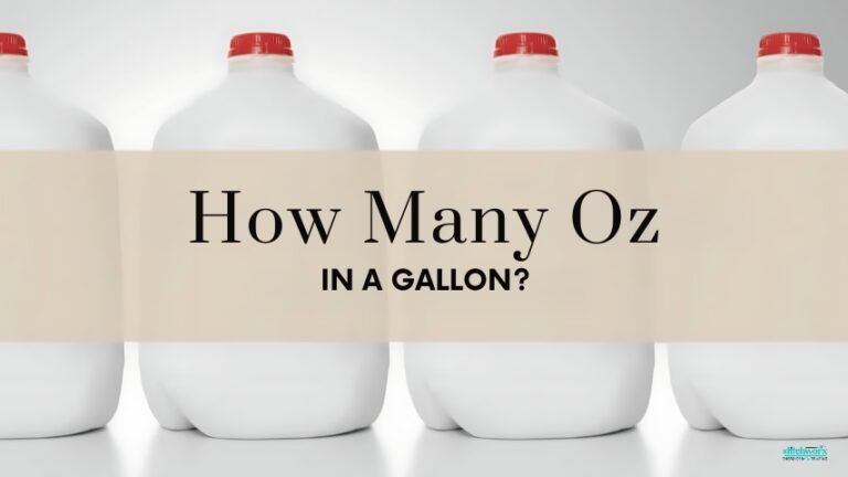 how many oz in a gallon