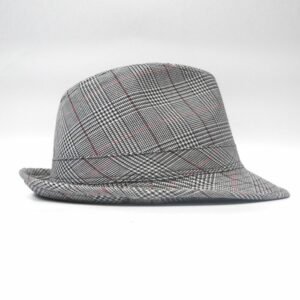 Fedora - Tartan - Black