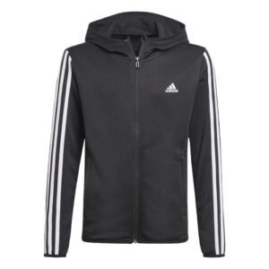 designed_2_move_3-stripes_hoodie_black_gn1500_01_laydown.jpg Designed 2 Move 3-Stripes Youth Hoodie