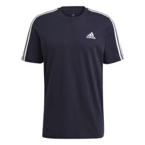 essentials_3-stripes_tee_blue_gl3734_01_laydown.jpg Essentials 3-Stripes Tee - Ink
