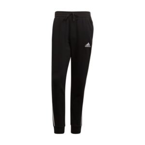 gk8821_app_photo_front-center_white.jpg Essentials Fleece Tapered Cuff 3-Stripes Pants