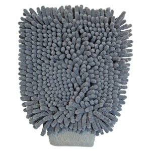 MICROFIBRE CLEANING MITT - LIGHT GREY MICROFIBRE CLEANING MITT - LIGHT GREY
