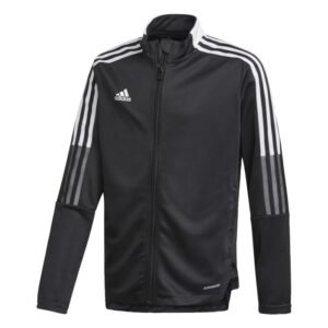 tiro_21_track_jacket_black_gm7314_01_laydown.jpg Youth Tiro Track Jacket - Black