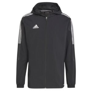 tiro_gp4967_app_photo_front-center_white.jpg Tiro Windbreaker Jacket - Black