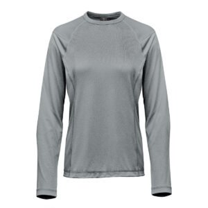 WOMENS VOLANTE L/S TEE ASH HEATHER-2XL WOMENS VOLANTE L/S TEE ASH HEATHER-2XL