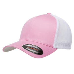 trucker-6511t-pink_white_frontleft_sticker.png Trucker - Pink/White
