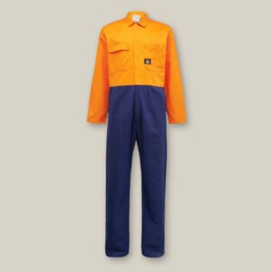 nod1hv_roh_1.jpg Day Only Cotton Hi-Vis Dome Front Overall