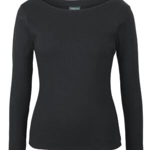 C of C LADIES L/S BOAT NECK TEE