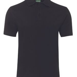 2CJ_B_01 C of C JERSEY POLO BLACK -3XS