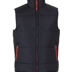 3ACV_BC_01 JB's PUFFER CONTRAST VEST BLACK/RED-2XS