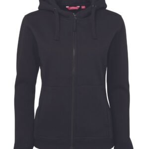 3HJ1_BX_01 JB's LADIES FULL ZIP FLEECY HOODIE