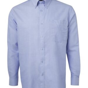 4OS_L_01 JB's L/S OXFORD SHIRT LT BLUE -S