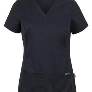 JB's LADIES PREMIUM STRETCH PANEL SCRUB TOP