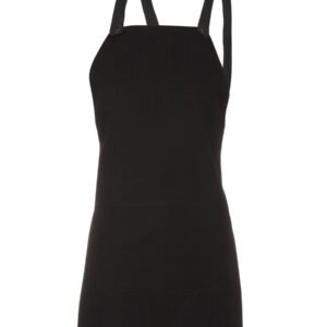 JB's CROSS BACK 65x71 BIB CANVAS APRON (WITHOUT STRAP) BLACK