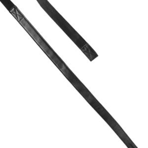 JB's CHANGEABLE PU CROSS BACK APRON STRAP BLACK