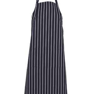 5BS_BW_01 JB's BIB STRIPED APRON BLACK/WHITE