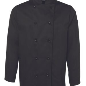 5CJ_B_01 JB's L/S CHEFS JACKET BLACK-2XS