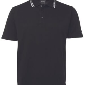 5MP_BW_01 JB's CHEF POLO BLACK/WHITE -S