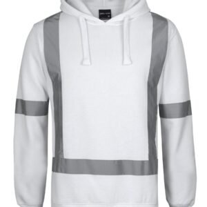 6BNH_WX_01 JB's FLEECE HOODIE WITH REFLECTIVE TAPE