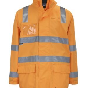 6DARL_OX_01 JB's AUST. RAIL D+N ZIP OFF SLEEVE L/LINE JACKET ORANGE-2XS